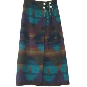 Liza Lynn Vintage Southwest Western Maxi Skirt M